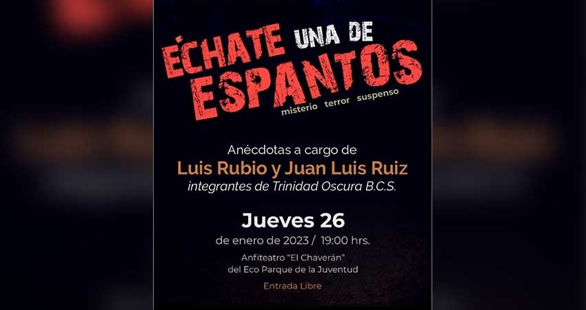Invita Cultura Municipal a disfrutar del programa “Échate una de Espantos”