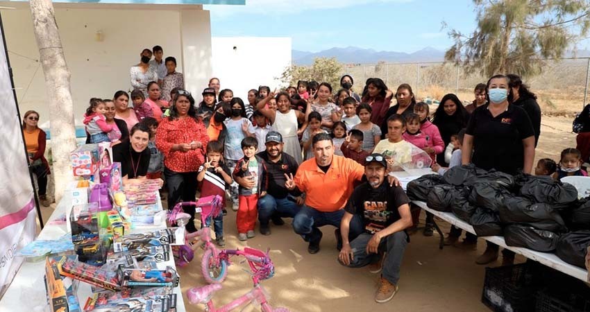 Entrega DIF La Paz más de 50 apoyos a familias de Elías Calles