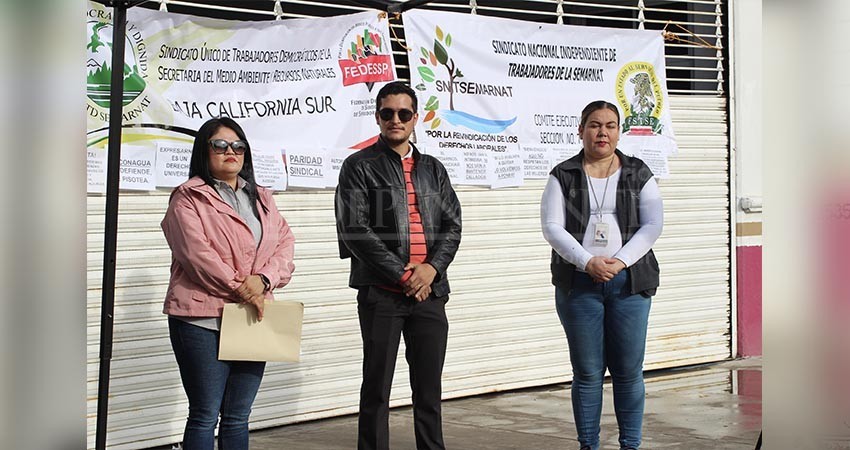 Inician huelga y toman instalaciones trabajadores de CONAGUA en BCS