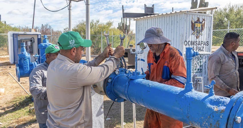 Noreste de La Paz tendrá un mejor servicio de agua, con la reincorporación del pozo 26, asegura OOMSAPAS La Paz