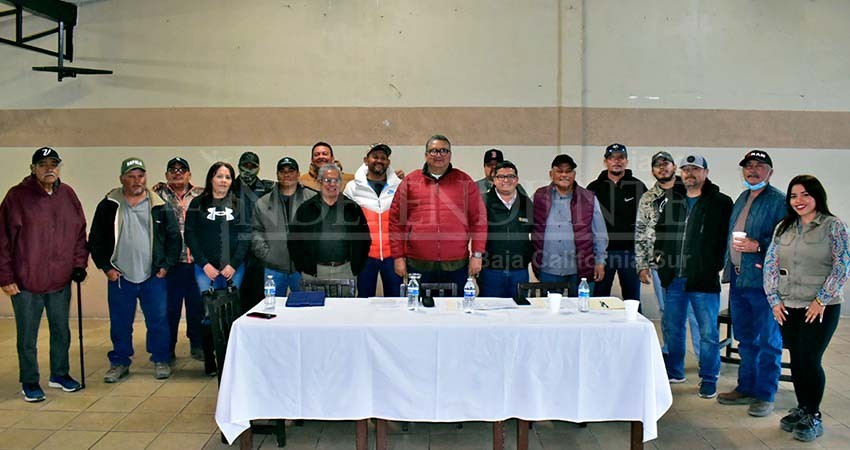 Trabajan juntos gobiernos estatal y federal a favor del sector pesquero de Mulegé