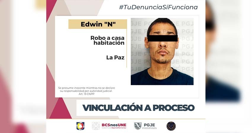 Queda en prisión preventiva “El Cejitas” por el delito de robo cometido en lugar habitado