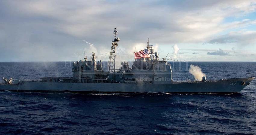 Buque USS Lake Champlain arribó a CSL para conmemorar la relación entre México – EU