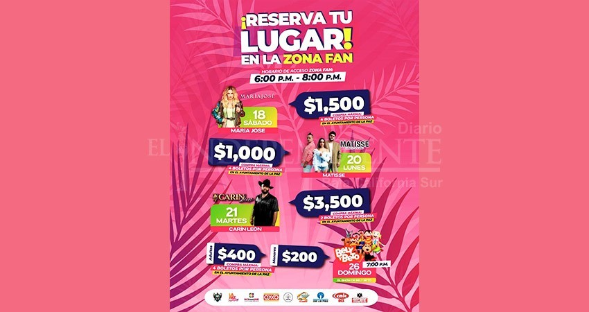 Todo listo para celebración del Carnaval La Paz 2023