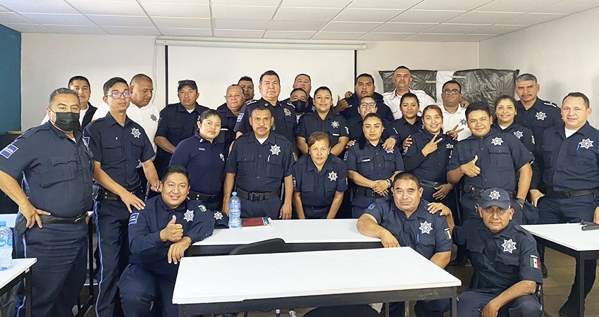 Seguridad Pública Los Cabos fortalece profesionalización de policías a través de capacitación