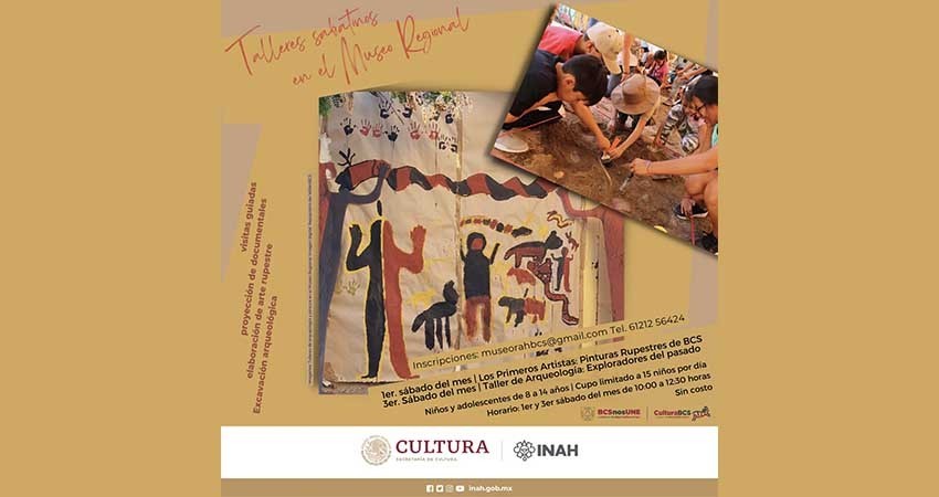 Museo Regional de Antropología e Historia de BCS abre taller sabatino de arqueología
