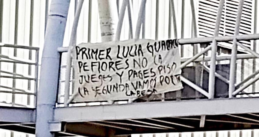 Aparece narcomanta; piden pago de piso a comerciantes