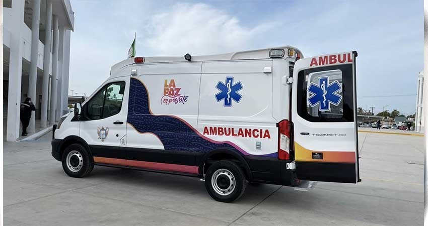 Entrega el Ayuntamiento La Paz ambulancia “Nodal”