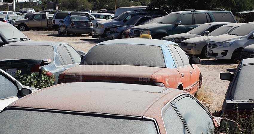Este miércoles se vence el plazo para recoger autos del corralón; después se irán a subasta