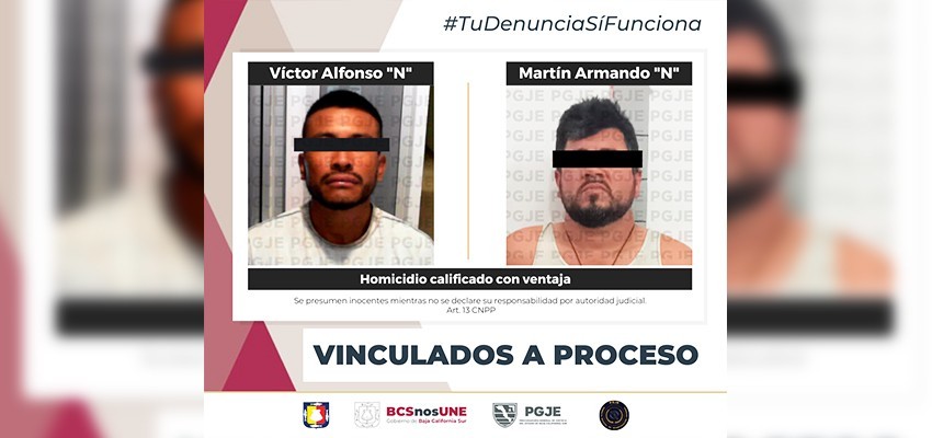 Alfonso “N” y Armando “N” quedaron vinculados a proceso y en prisión por homicidio calificado con ventaja
