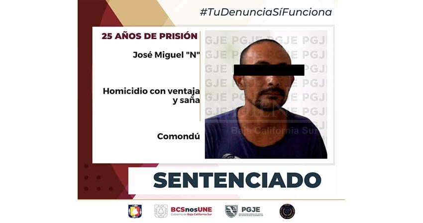 El Miguelito pasará 25 años en la cárcel por el delito de homicidio con saña y ventaja