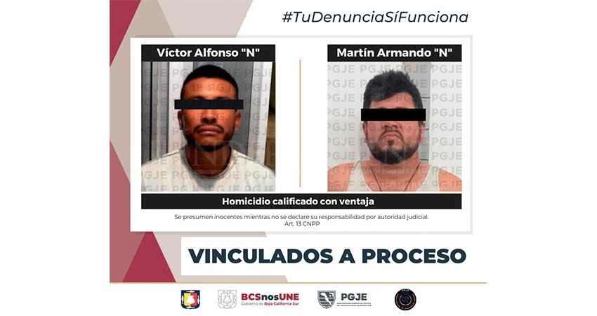 Alfonso “N” y Armando “N” quedaron vinculados a proceso y en prisión por homicidio calificado con ventaja