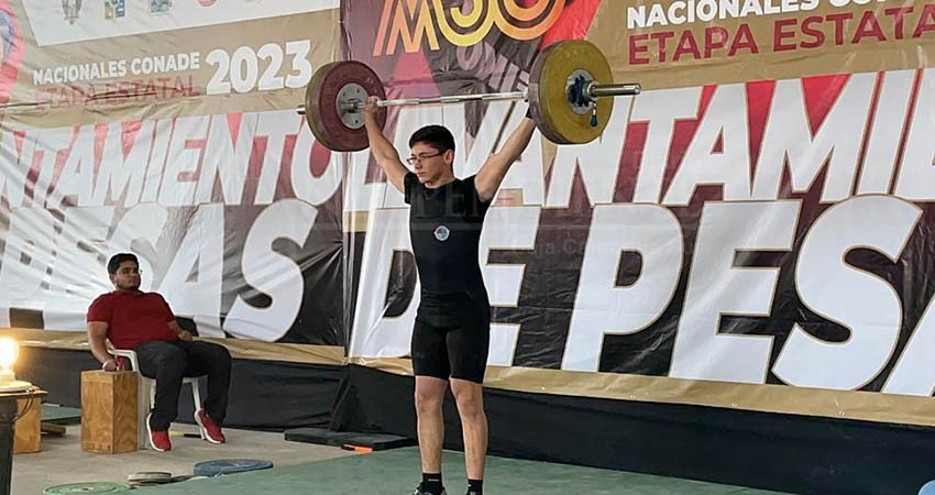 Los Cabos domina la eliminatoria estatal de halterofilia