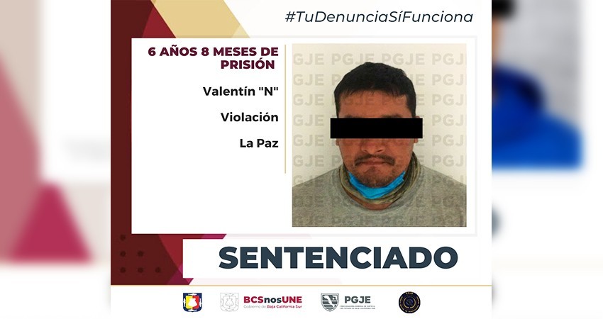 Por el delito de violación, Valentín “N” pasará más de 6 años en prisión
