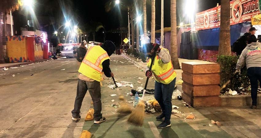 62 toneladas de residuos se generaron durante el Carnaval La Paz 2023