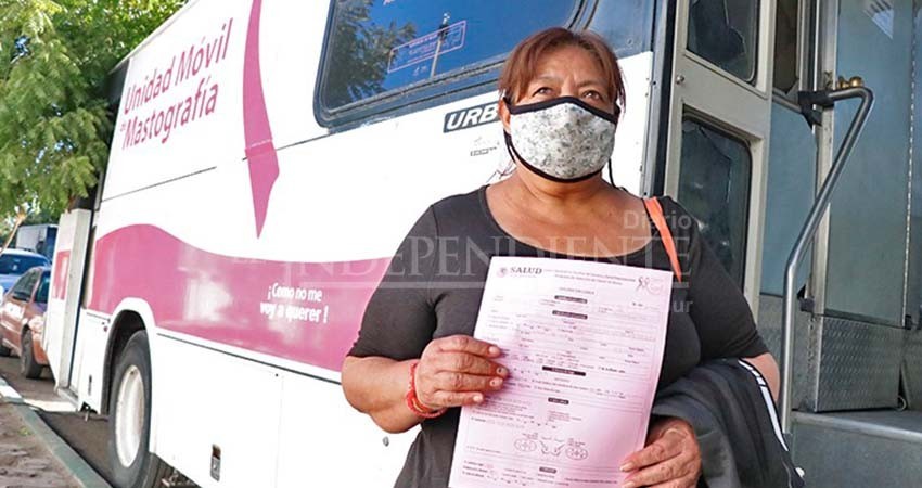 Mastógrafo móvil de salud estatal inicia recorrido por localidades de La Paz
