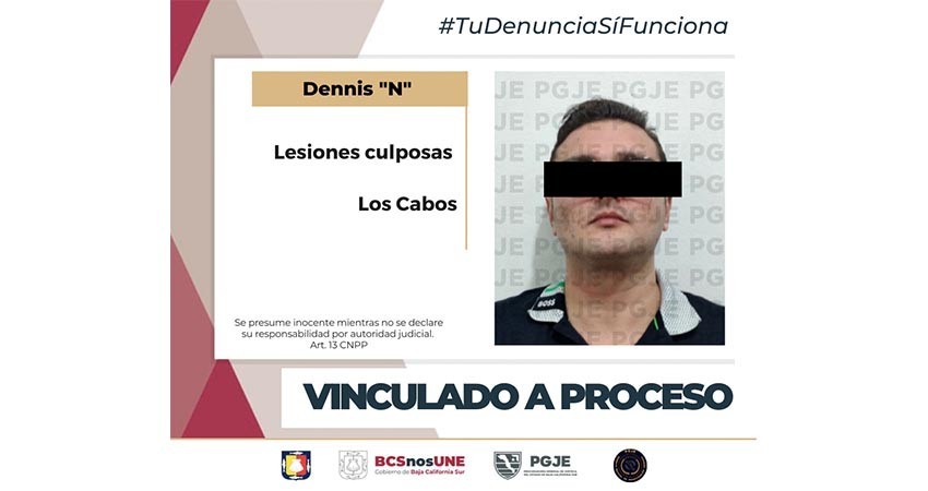 Por lesiones culposas queda vinculado a proceso a Dennis “N”