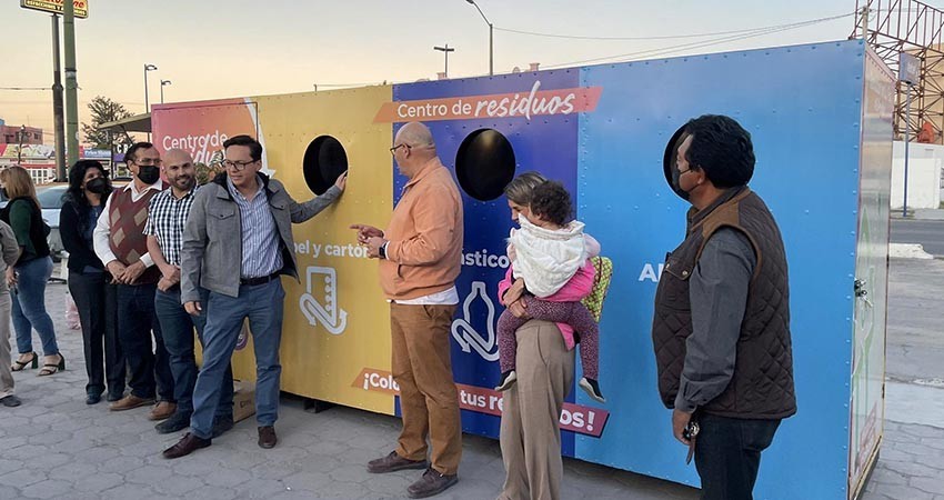 Un nuevo contenedor de “Ruta Cero” quedó instalado en el Parque Morelos de La Paz