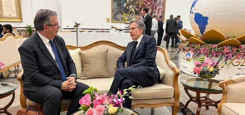 Canciller Mexicano pide a Blinken respeto a los procesos internos de México