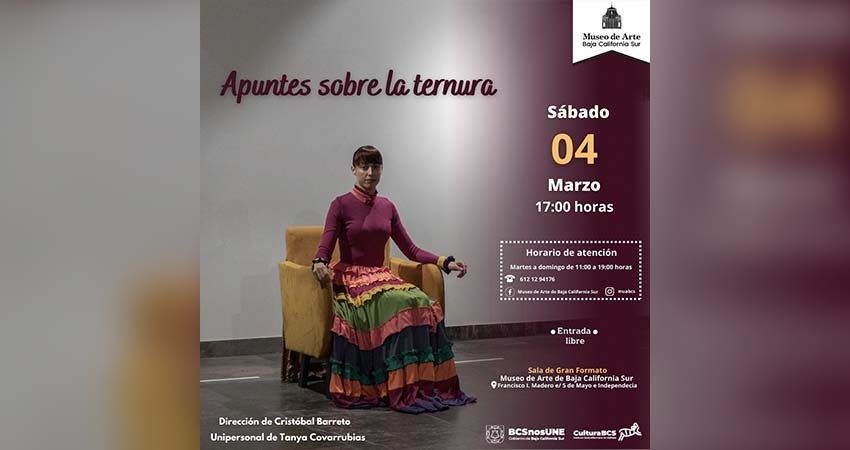 MUABCS invita a presentación de danza “Apuntes sobre la ternura”