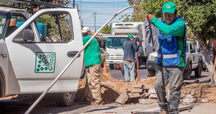 228 fugas fueron atendidas por el OOMSAPAS La Paz, durante la semana pasada