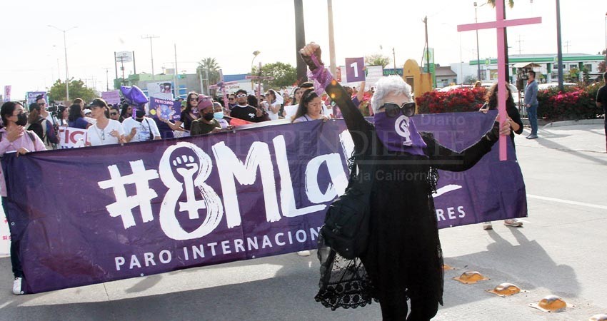 8M: BCS exige justicia, alto a la violencia y a la simulación