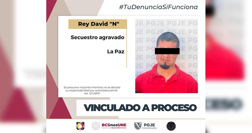 Queda Rey David “N” vinculado a proceso por secuestro agravado