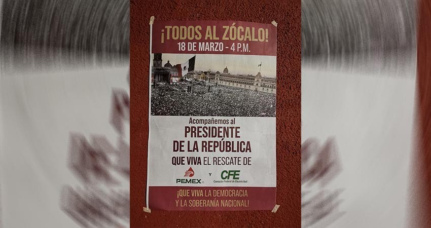 Preparan en BCS una delegación representativa para asistir a mitin del 18 de marzo