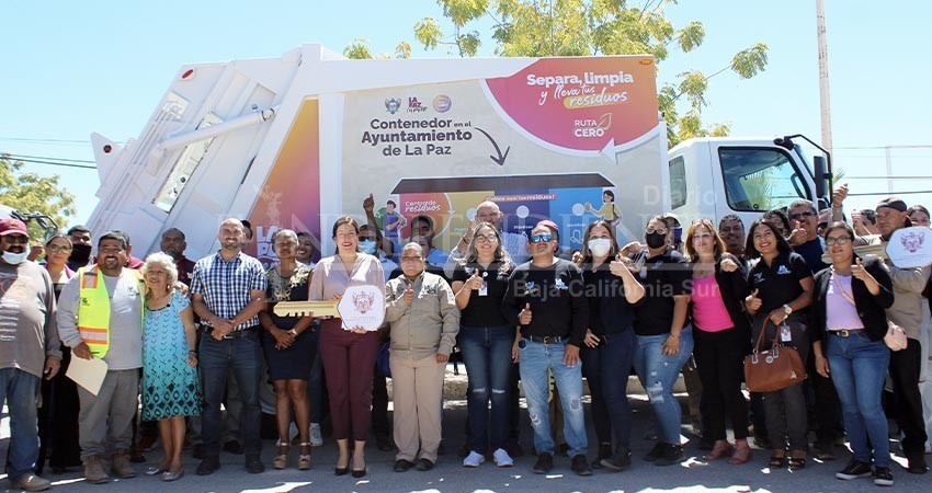 Ya son 30 camiones los que cumplen la ruta normal de recolección de basura: Alcaldesa La Paz