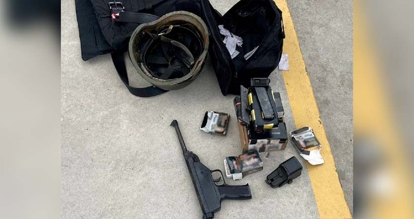Detienen a estadunidense que pretendía ingresar a México con un arma, cargadores y cartuchos       5