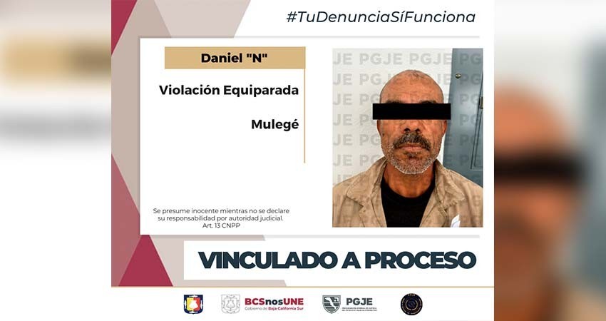 Por violación equiparada, Daniel “N”, quedó vinculado a proceso y en prisión preventiva