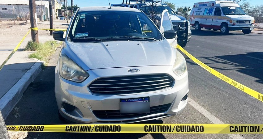 Fue detenida una persona en La Paz mientras conducía un vehículo con reporte de robo