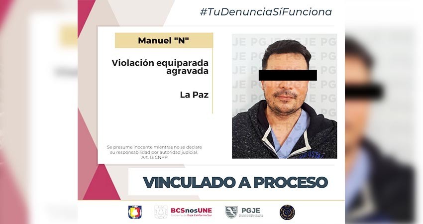 Por el delito de violación equiparada agravada quedó Guadalupe “N” en prisión preventiva