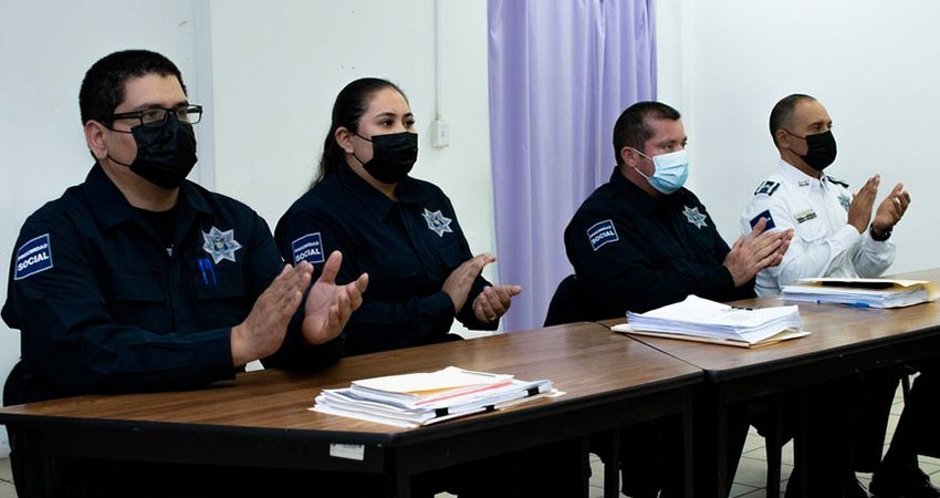 Imparte Comisión Estatal de Trata, curso para a policías municipales de La Paz