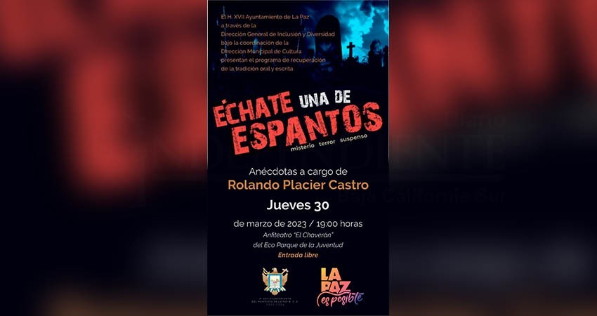 Invitan a la edición de marzo del programa “Échate una de espantos”