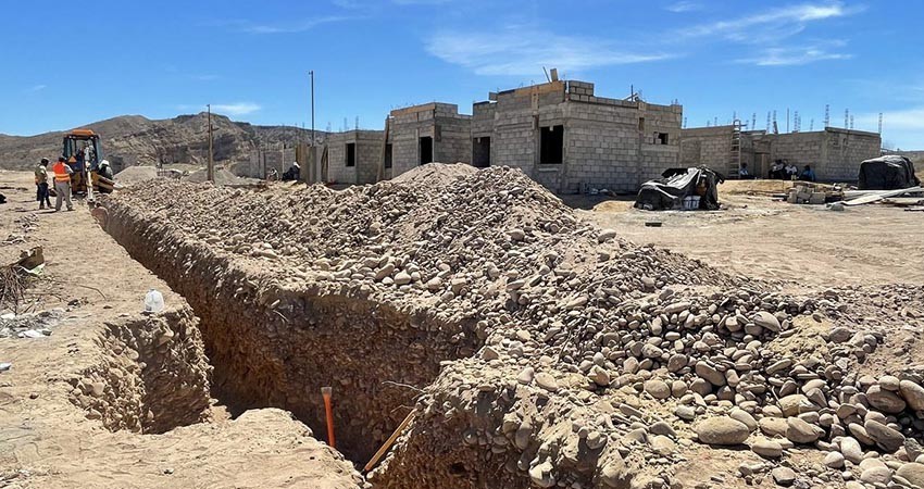 Amplían red de drenaje en colonia Los Frailes de Santa Rosalía