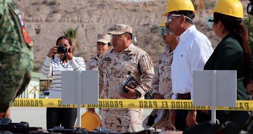 Destruye el ejercito 39 armas colectadas en campaña de canje