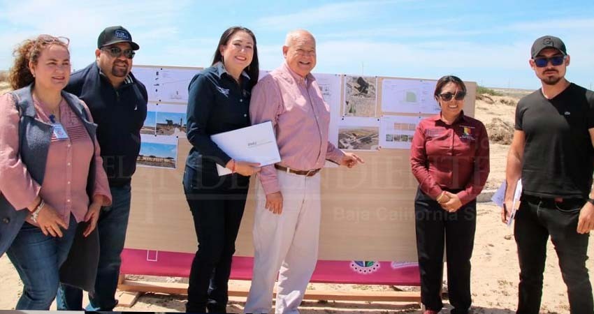 Arrancan Gobierno del Estado y SEDATU, construcción de dos campos deportivos para Mulegé