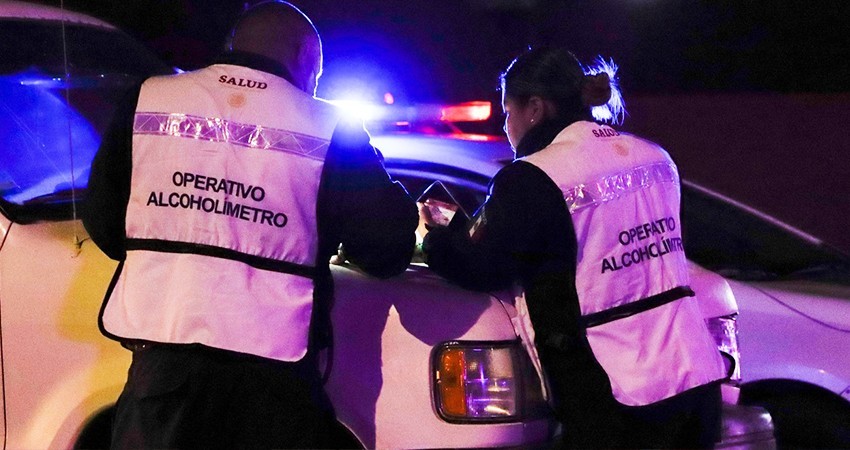 20 vehículos asegurados tras operativo de alcoholímetro en La Paz
