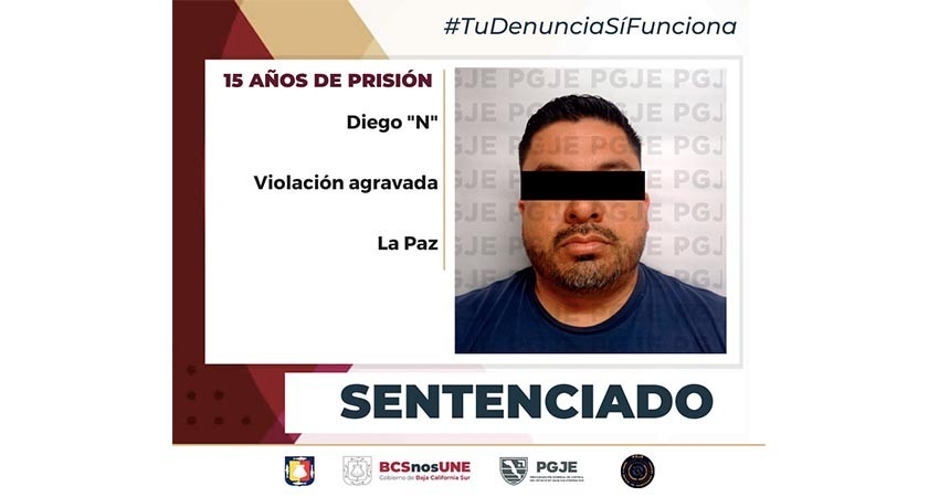 Condenan a 15 años de prisión a Diego “N” por el delito de violación agravada