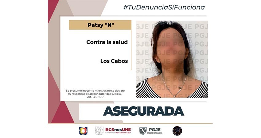 Mediante cateo fue asegurada una persona con mil 875 dosis de droga
