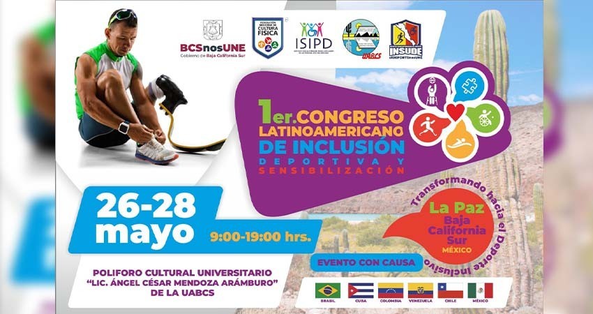 Presentan primer congreso latinoamericano de inclusión deportiva y sensibilización