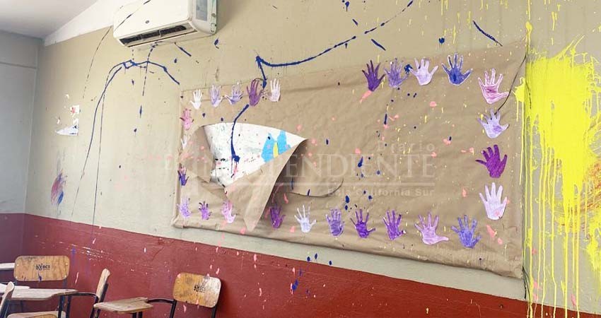 Probable que alumnos de primaria en CSL fueran los que vandalizaran el plantel: SEP
