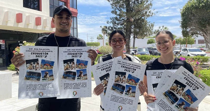 Lanzan reto a diputados a donar el 1% de su sueldo para el Croquetón 2023