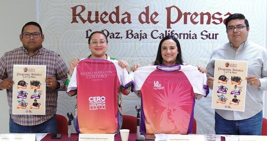 Presentan convocatoria para el Medio Maratón Costero en La Paz