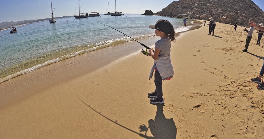 Respalda el FONMAR torneo de pesca infantil en Buenavista-Los Barriles