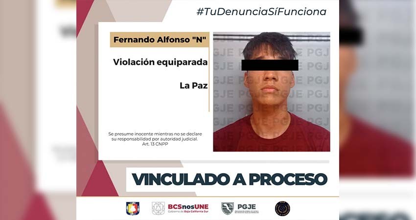 Sujeto queda vinculado a proceso por el delito de violación equiparada