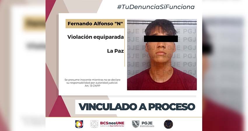Sujeto queda vinculado a proceso por el delito de violación equiparada