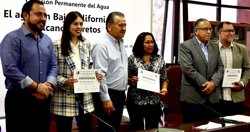 Grupo académico de UABCS expone en Congreso del Estado sobre los alcances y retos locales en materia de agua