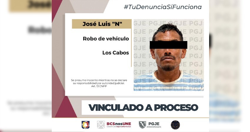 Por el delito de robo de vehículo, Luis “N” quedó vinculado a proceso